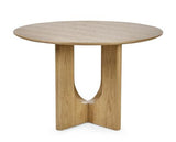 Cellini Round Dinining Table Natural Oak Effect