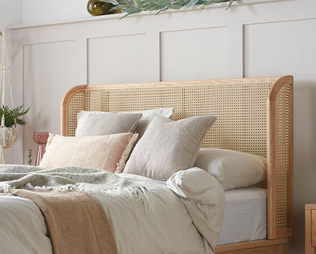 Astrid King Rattan Bed