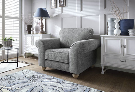 Ingrid Armchair - Steel Grey
