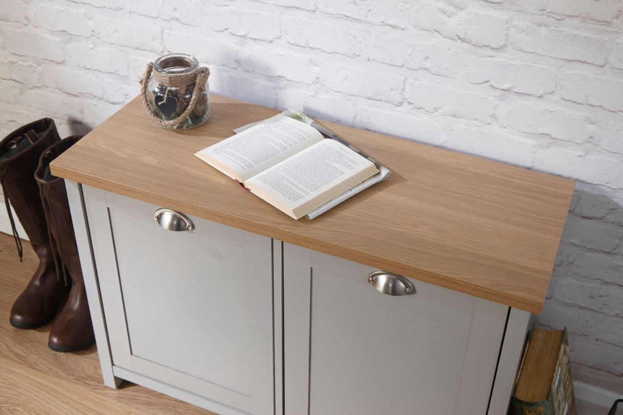 Lancaster shoe storage grey