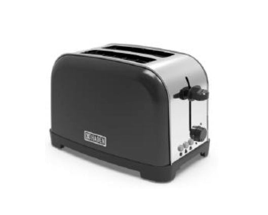 Iver 2 Slice Toaster Black