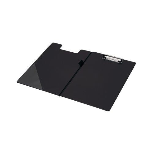 Q-Connect PVC Foldover Clipboard Foolscap Black KF01300