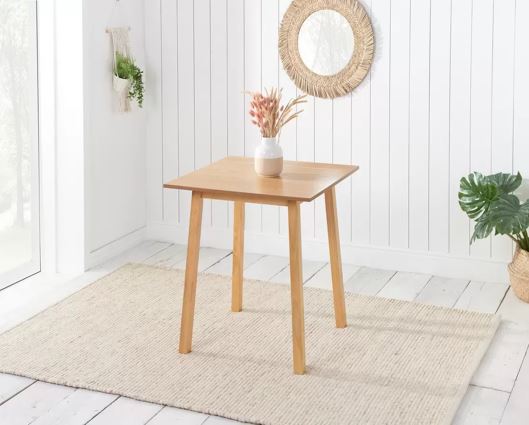 Stonesby Dining Set with 2x Upton Chairs Oak