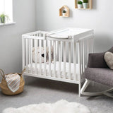 Bantam Space Saver Cot & Cot Top Changer-White