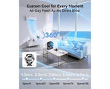 Rechargeable USB Desk Fan - Black