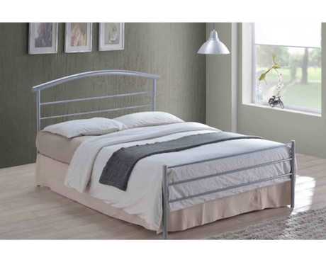 Brennington Double Bed Frame - Silver