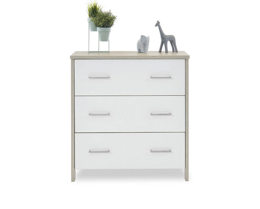 Nika Changing Unit - Grey Wash & White