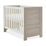 Nika Mini Cot Bed - Grey Wash & White