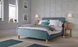 Pierre Double Bed - Aqua