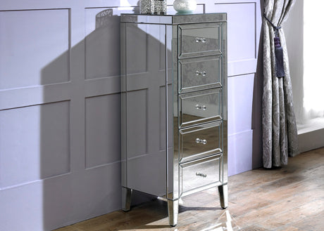 Valencia 5 Drawer Narrow Chest