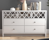 Arianna 3+4 Drawer Chest White