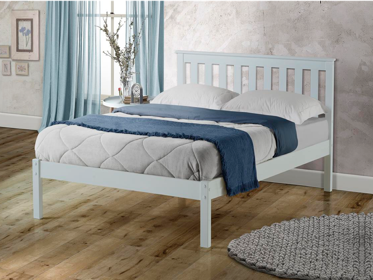 Denver Small Double Bed - White