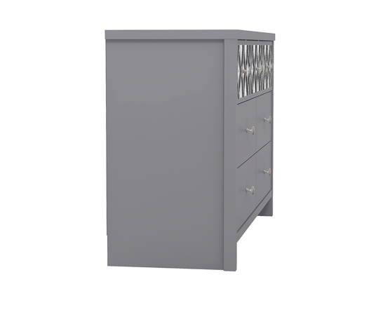 Arianna 3+4 Drawer Chest Cool Grey