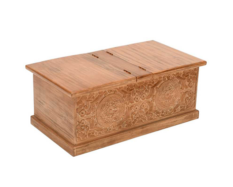 Artwork Mango Wood Coffee Table & Blanket Box