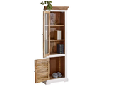 Alfie Wood Bookcase/Display Cabinet - 3 Shelves & 1 Doors