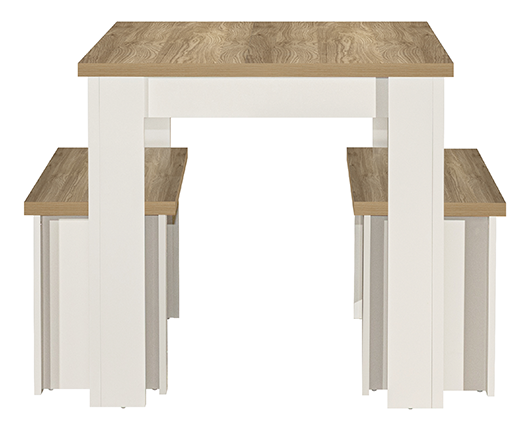 Highgate Cream Dining Table & Bench Set