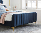 Alexander Double Bed - Blue