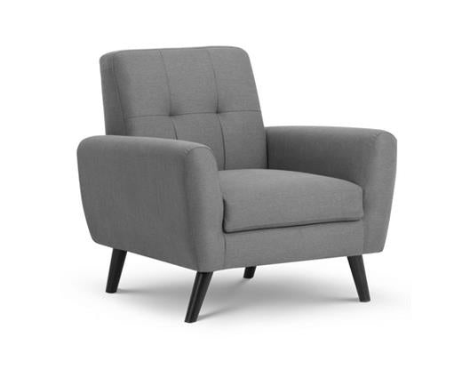 MONZA COMPACT RETRO CHAIR - GREY