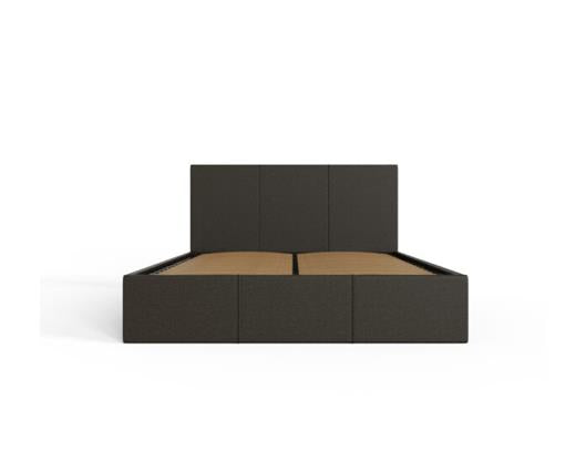 Serena Side Lift Ottoman King Bed - Grey