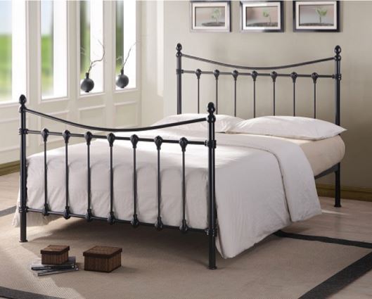 Florida Small Double Bed Frame - Black