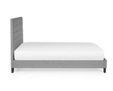 Merida King Bed - Grey