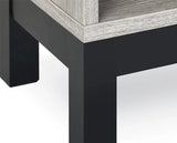 Bali 1 Drawer Bedside Grey Oak