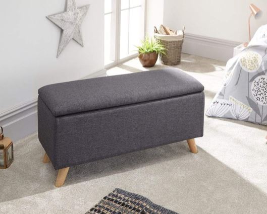 Secreto ottoman charcoal grey