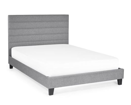 Merida King Bed - Grey