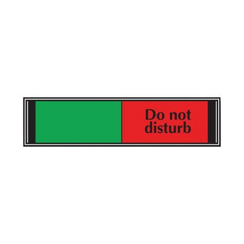 Sliding Sign Do Not Disturb 225x52mm V6DB&#47;DD