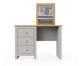 Lincoln Dressing Table 3 Drawer Set