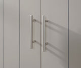 Kendal 2 door 1 drawer wardrobe grey