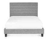 Merida King Bed - Grey