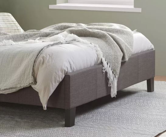 Berlin Double Bed - Grey