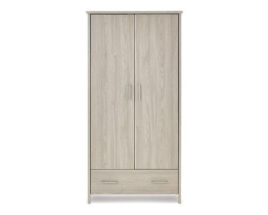 Nika Double Wardrobe - Grey Wash