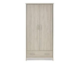 Nika Double Wardrobe - Grey Wash