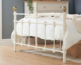 Atlas Double Bed - Cream