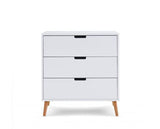 Maya Changing Unit - White with Natural