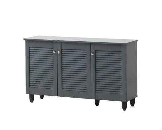 3 Door shoe cabinet