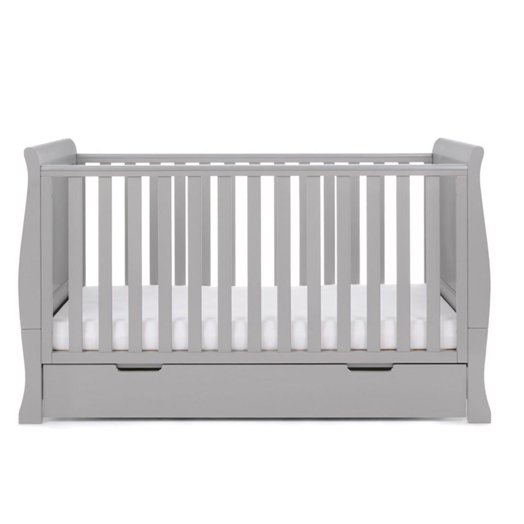 Stamford Classic Cot Bed & Cot Top Changer-Warm Grey
