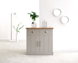 Kendal compact sideboard grey