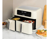 Haden 9.5L Dual Basket Air Fryer Cream