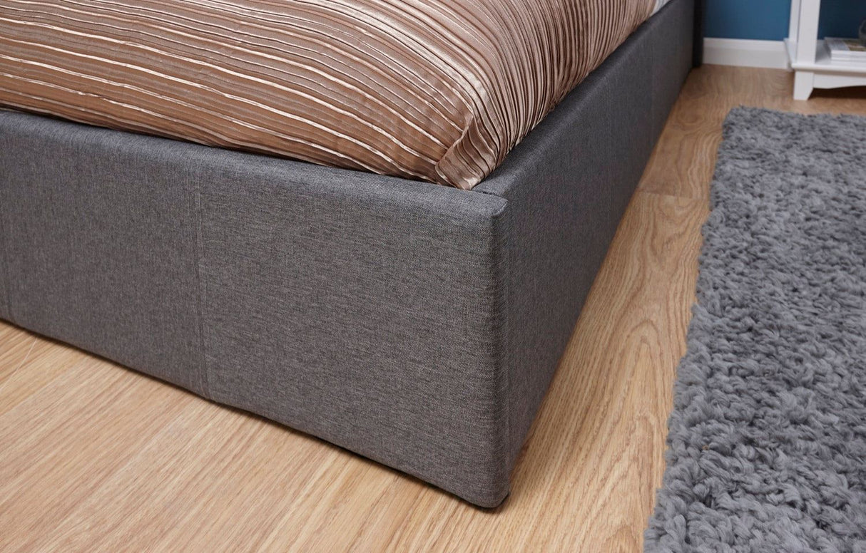 side lift ottoman 120cm grey