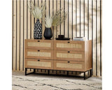 Padstow 6 Drawer Chest - Oak