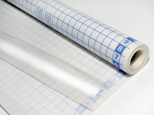 Sadipal Self Adhesive Book Covering Roll 50 Micron 330mm x 1.5m Clear FBC12801