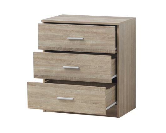 3 Drawer Chest - Oak