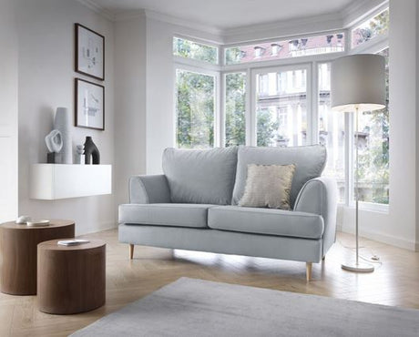 Harper 2 Seater  - light Grey