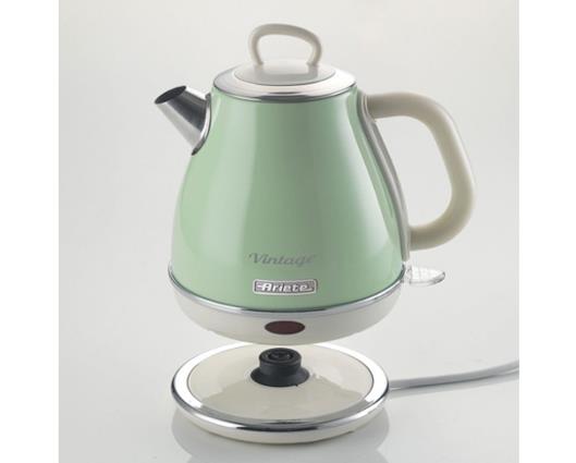 Ariete 1 Litre Retro Style Cordless Jug Kettle -  Green
