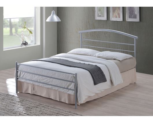 Brennington Double Bed Frame - Silver