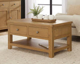 COTSWOLD COFFEE TABLE WITH 2 DRAWERS