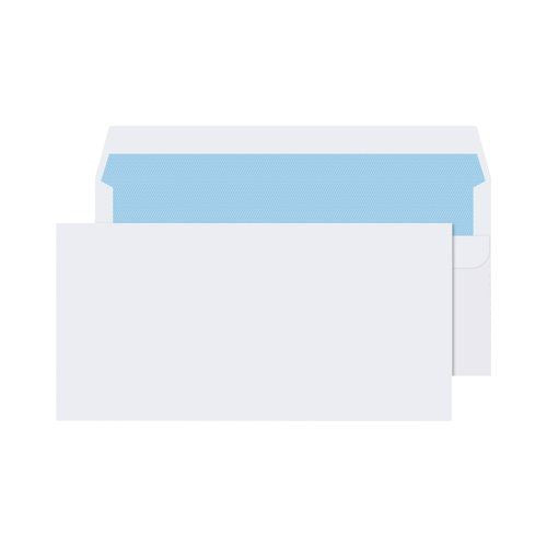 Q-Connect DL Envelopes Plain Wallet Self Seal 80gsm White (1000 Pack) KF3454